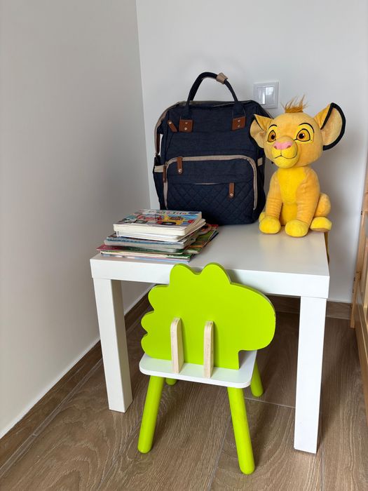 Mesa + cadeira infantil até 3 anos