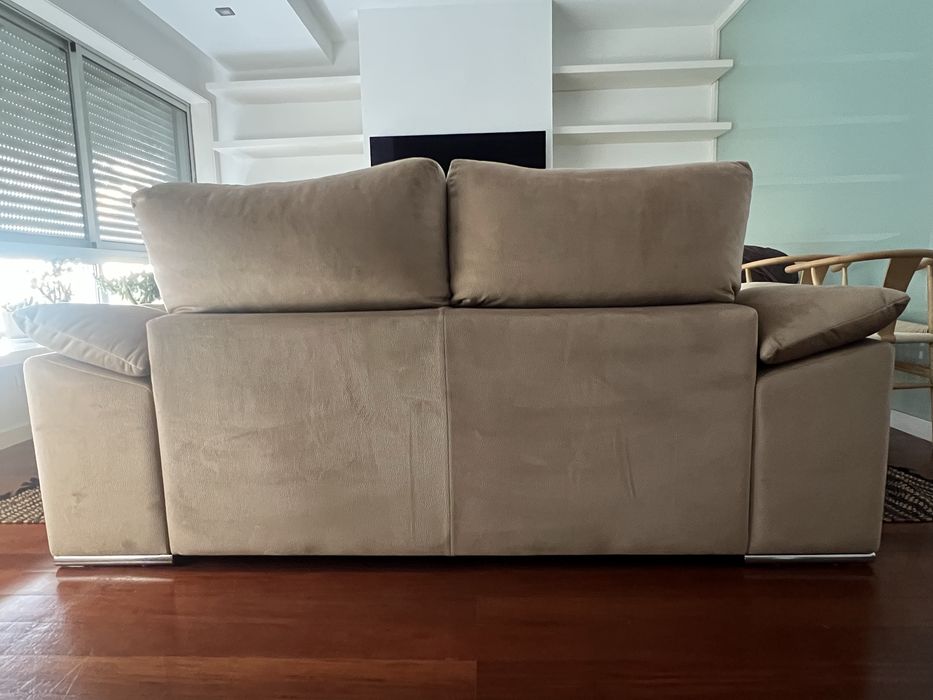 Sofá com assentos extensíveis