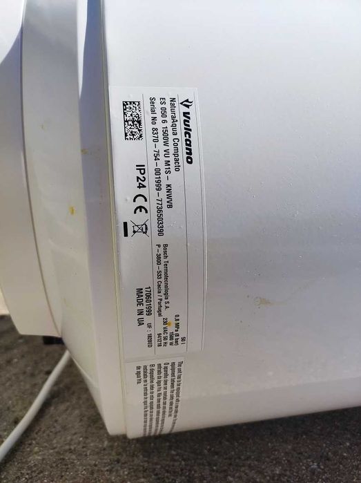 Termoacumulador VULCANO AQUA ES050 6 M1S-KNWVB (50 L - 8 bar)