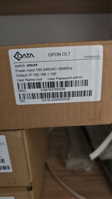 Продам EPON/GPON OLT C-DATA (STELS) 1104 1108 1204 1208 1604 1608
