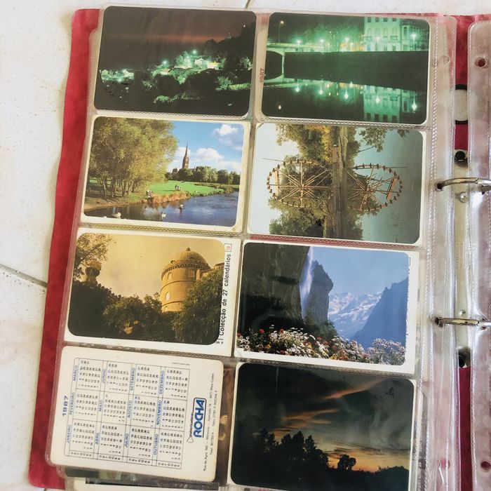 Calendários antigos coleção