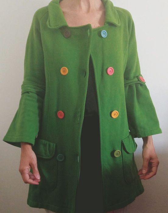 Casaco Verde meia estação