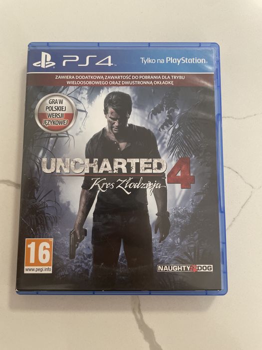 UNCHARTED 4 Kres Złodzieja PL PS4 PlayStation4