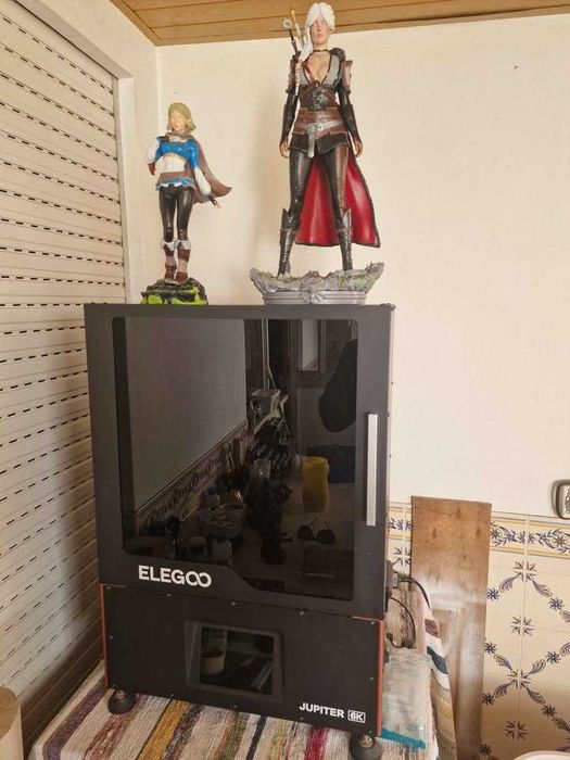 Elegoo Jupter 6K impressora 3D a Resina ACEITO TROCAS