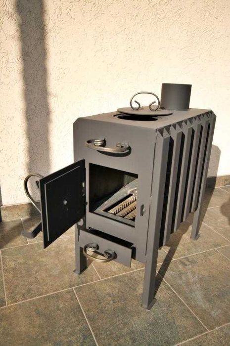 Буржуйка + э ТРУБА, мала окопна піч, всього 12 кг, сталь 3мм Легка