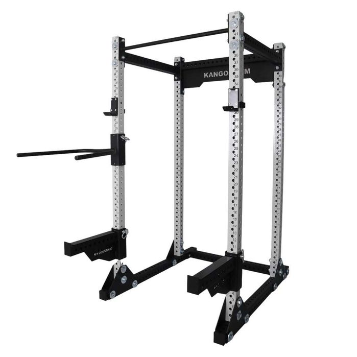POWER RACK 80x80x3 + belki asekuracyjne + haki / siłownia / klatka