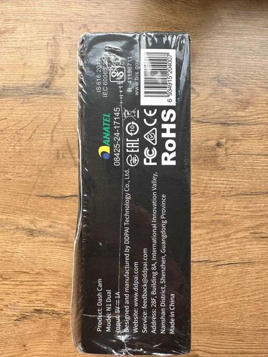 Автомобильный видеорегистратор DDPai N1 Dual Уценка! Новий!