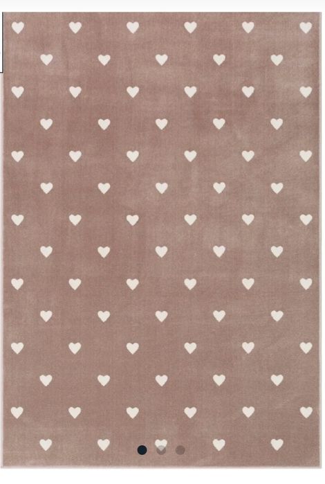 Dywan beżowy serca 133/190
