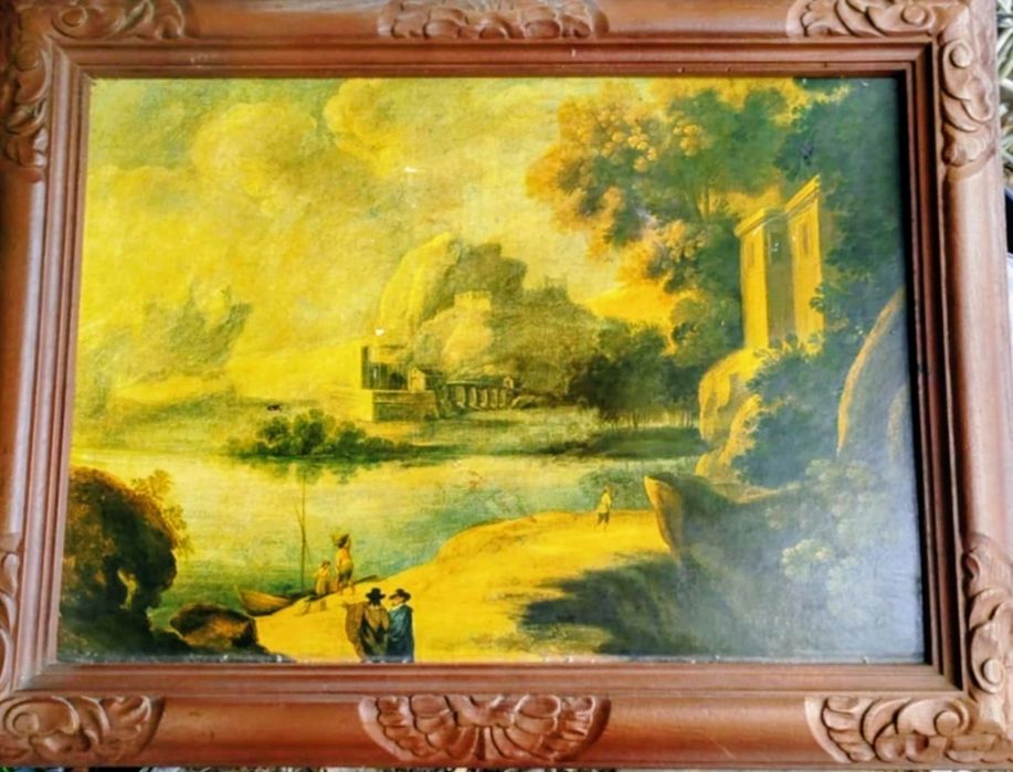 Obraz z ozdabianą ramą