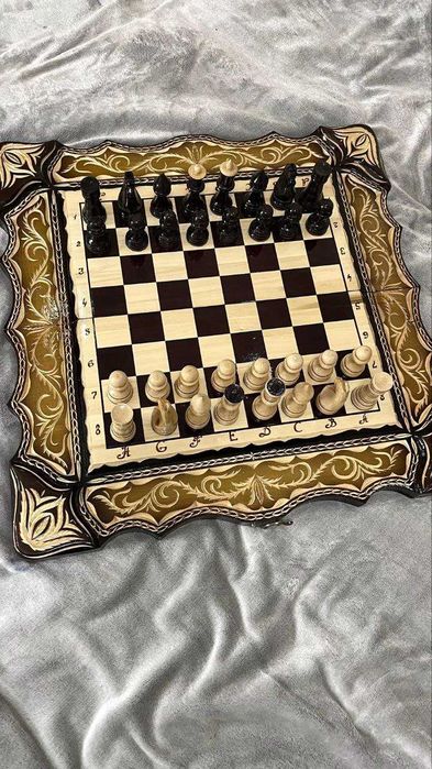 Подарочные наборы шахмат нарды шахматы+нарды к новому году