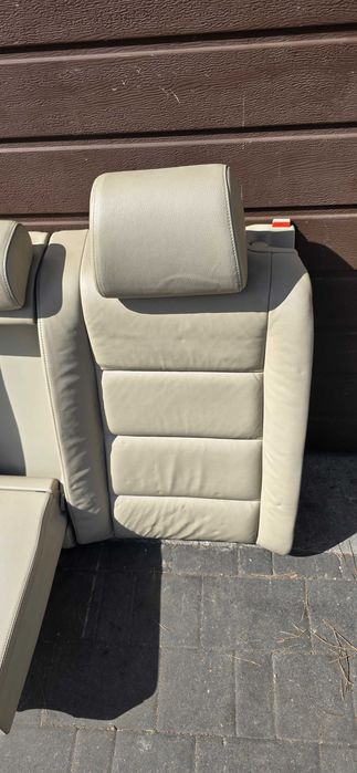Oparcie fotela tył Audi A6 C6 JASNA SKÓRA