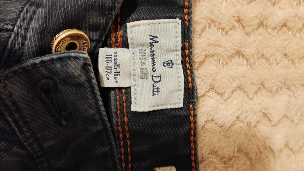 Spodnie dżinsowe  Massimo Dutti roz. 166-172cm  slim fit