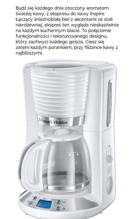 Ekspres do kawy przelewowy Russell Hobbs