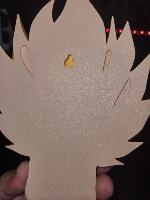 Quadro 3D Majin Vegeta