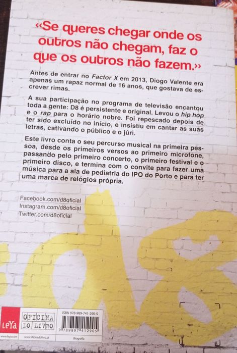 Vendo livro novo, nunca foi lido, a história de Diogo Valente