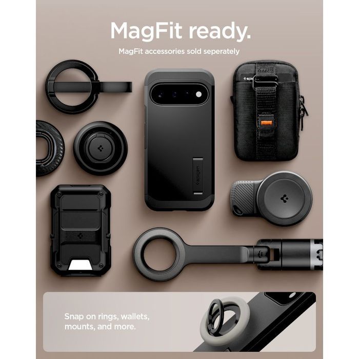 Spigen tough armor Mag MagSafe Google Pixel 11 black