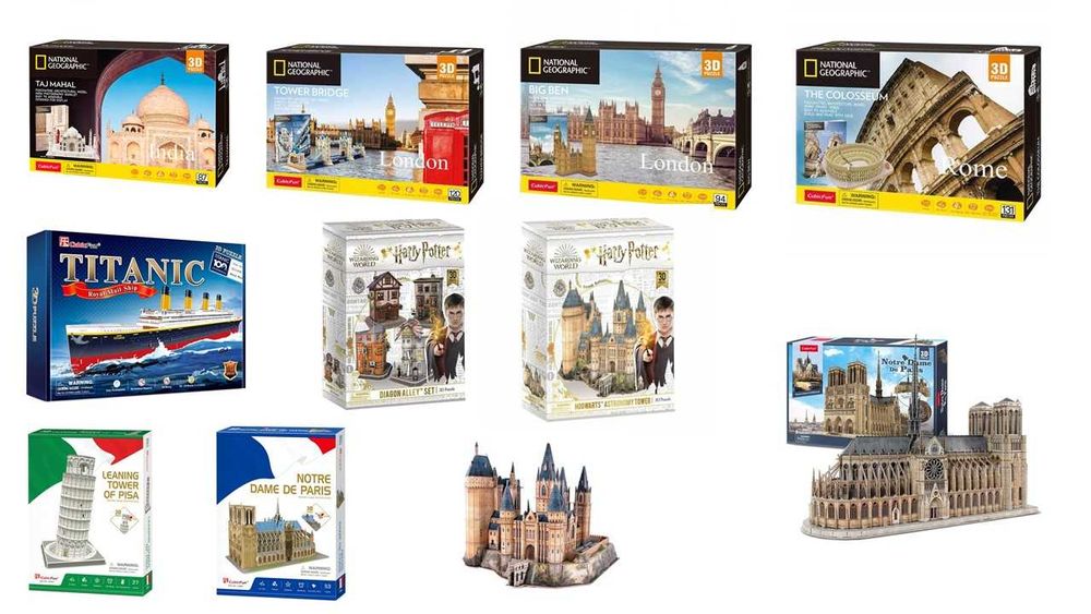 3D Puzzle, 3Д пазли, CubicFun, Harry Potter