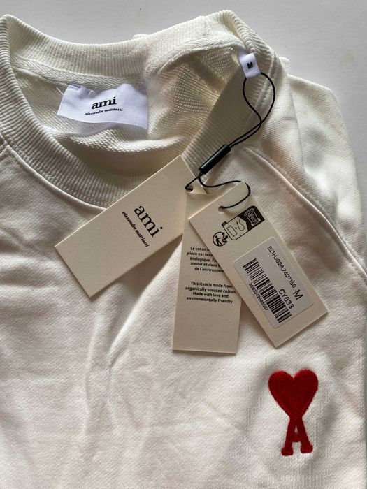 Camisola | Suéter Ami Paris | M | Branco | Sweater