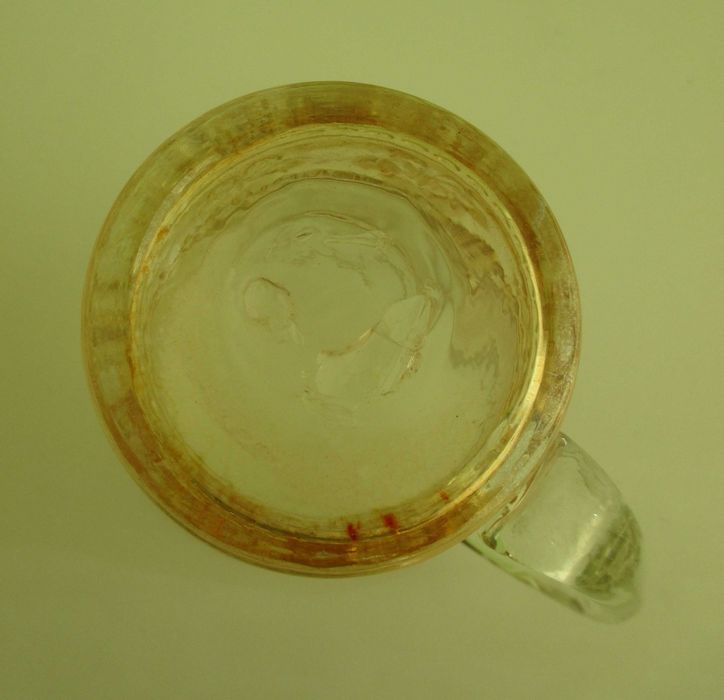 Caneca muito Antiga em Vidro Casca de Cebola