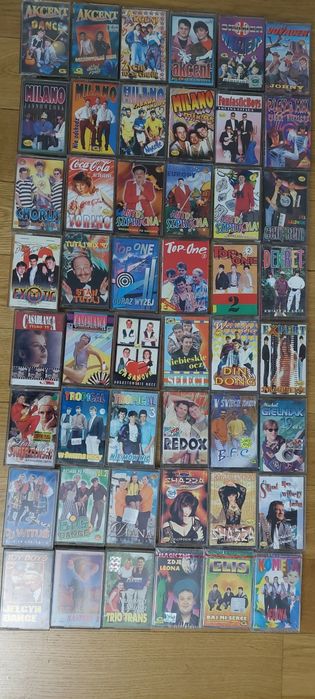 Kasety magnetofonowe z muzyką disco polo