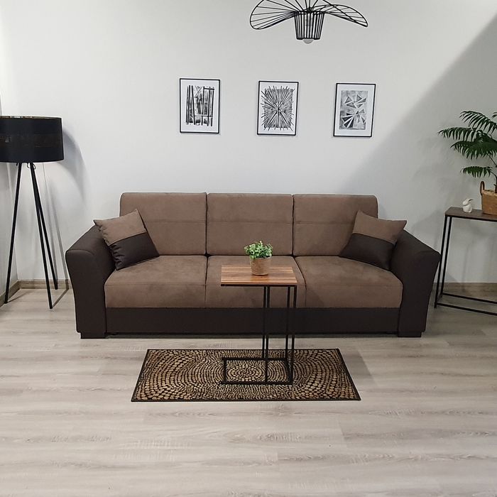 Kanapa JM tkanina + skóra natura