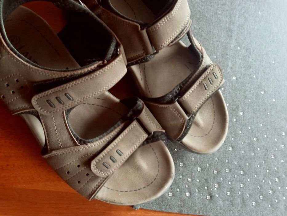 Sandaly 42 meskie bez rzepy lekkie CCC