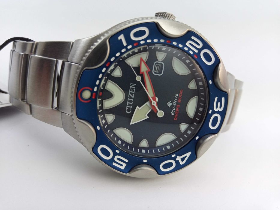 Спецсерия Orca 200м японские мужские часы Citizen Eco-Drive BN0231-52L
