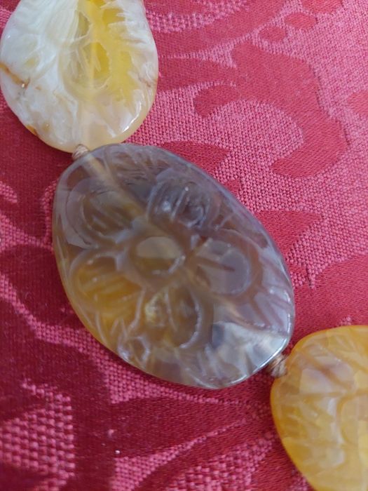 Colar Citrinos com 11 pedras