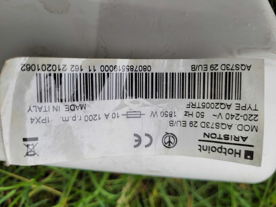 Zespół piorący ariston hotpoint