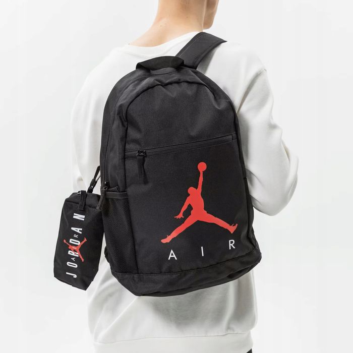 Plecak Air Jordan Backpack Gym Black Pencil Case Piórnik 18L