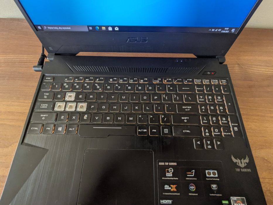 Asus TUF FX505DT • Ryzen 7 + GTX 1650 • 16GB RAM • SSD
