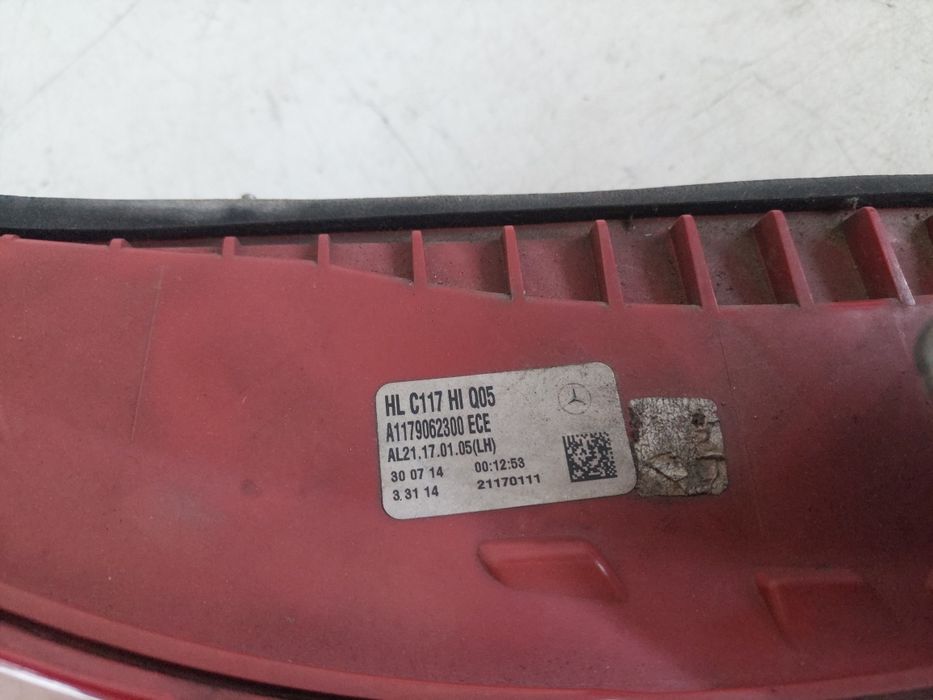Farolim Traseiro Direito LED Mercedes CLA (W117 / C117) Original