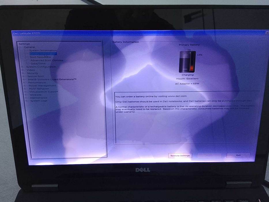 Uszkodzony Dell latitude 7270