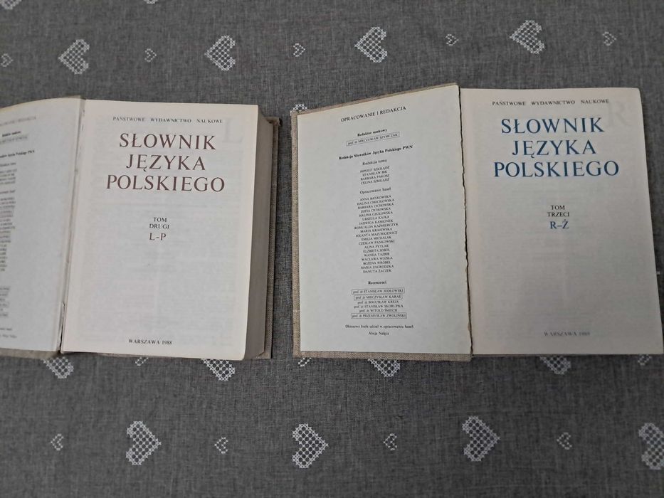 Słownik Języka Polskiego - 3 tomy - twarda oprawa - PWN - 3290 stron