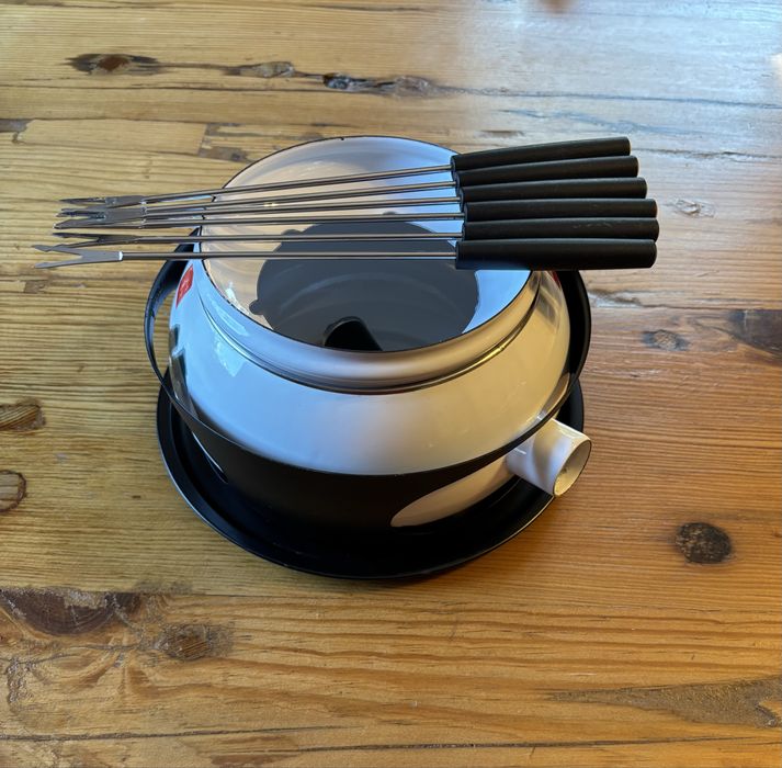 Fondue Esmalte com caractere chinês