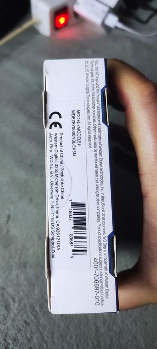 Чохол-бампер Western Digital Grip Pack для зовнішніх HDD 2.5" WD My Passport Ultra 1TB Sky (WDBZBY0000NBL-EASN)