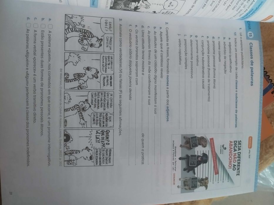 Caderno de Atividades Português - Mensagens - 9.° ano