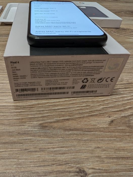 Google Pixel 4 telefon