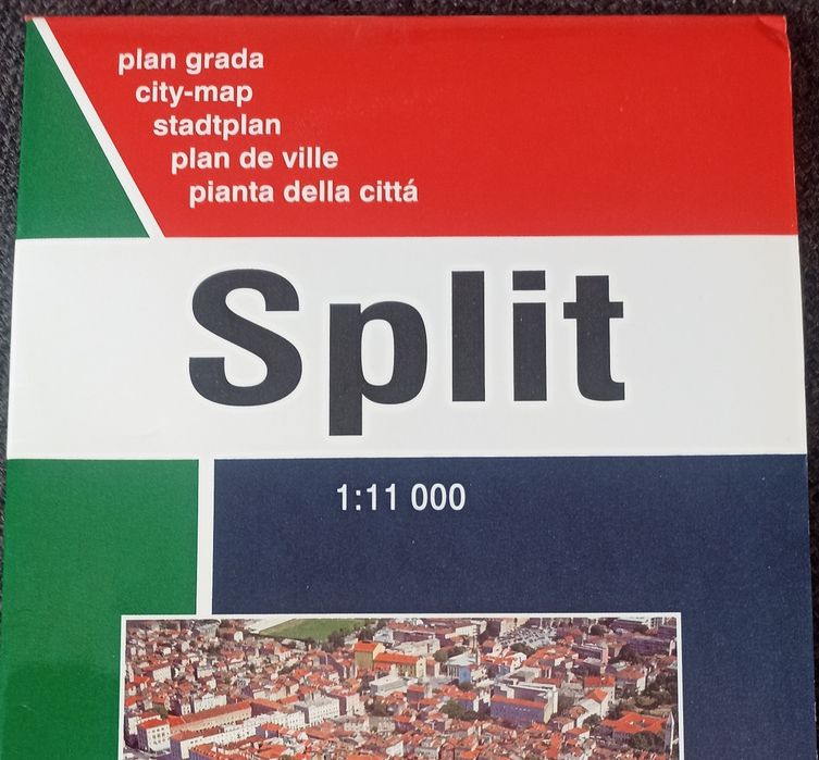 Split mapa plan miasta