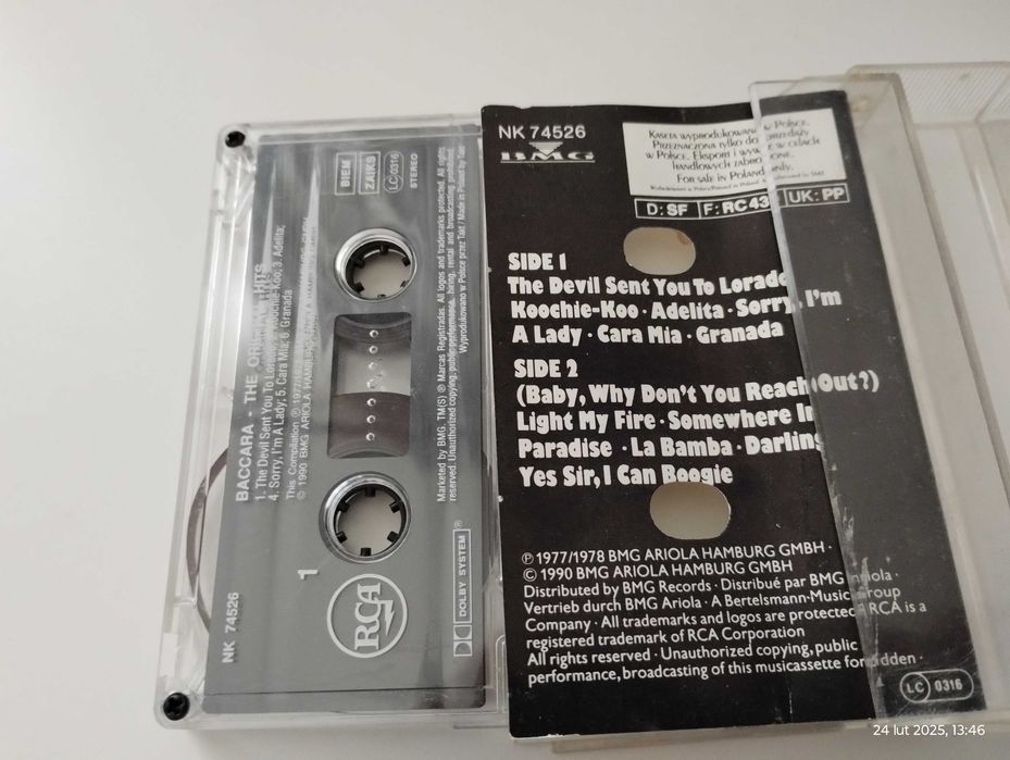 Kaseta magnetofonowa Baccara