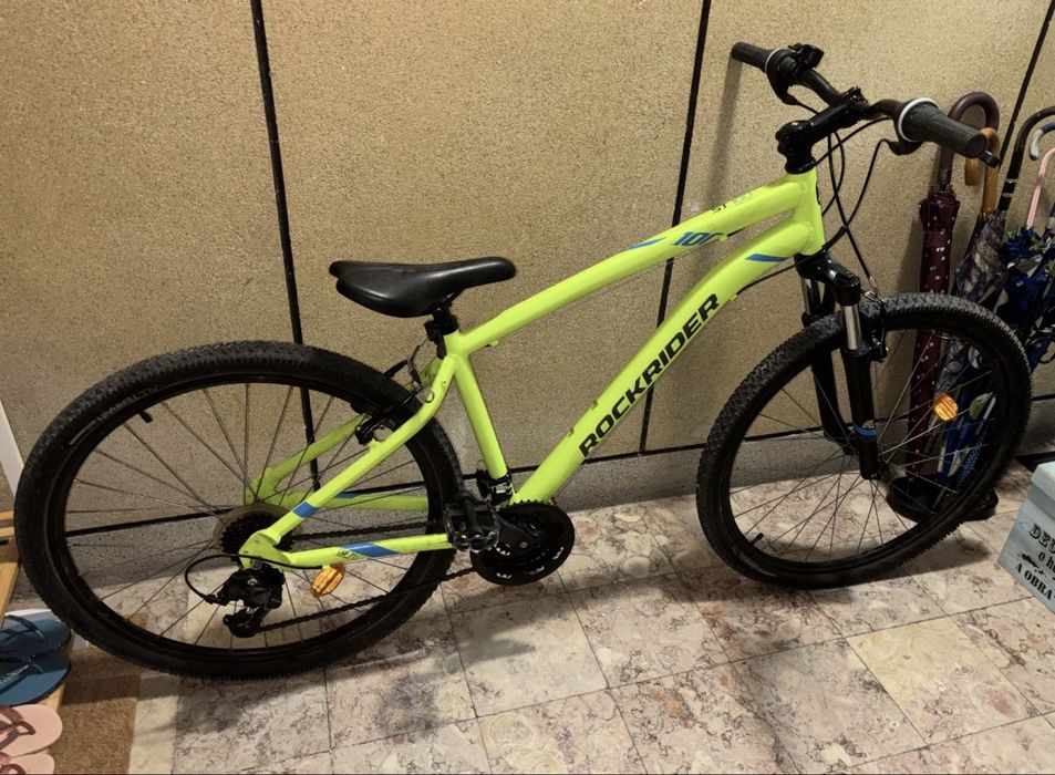 Bicicleta BTT Rockrider ST 100 Amarela
