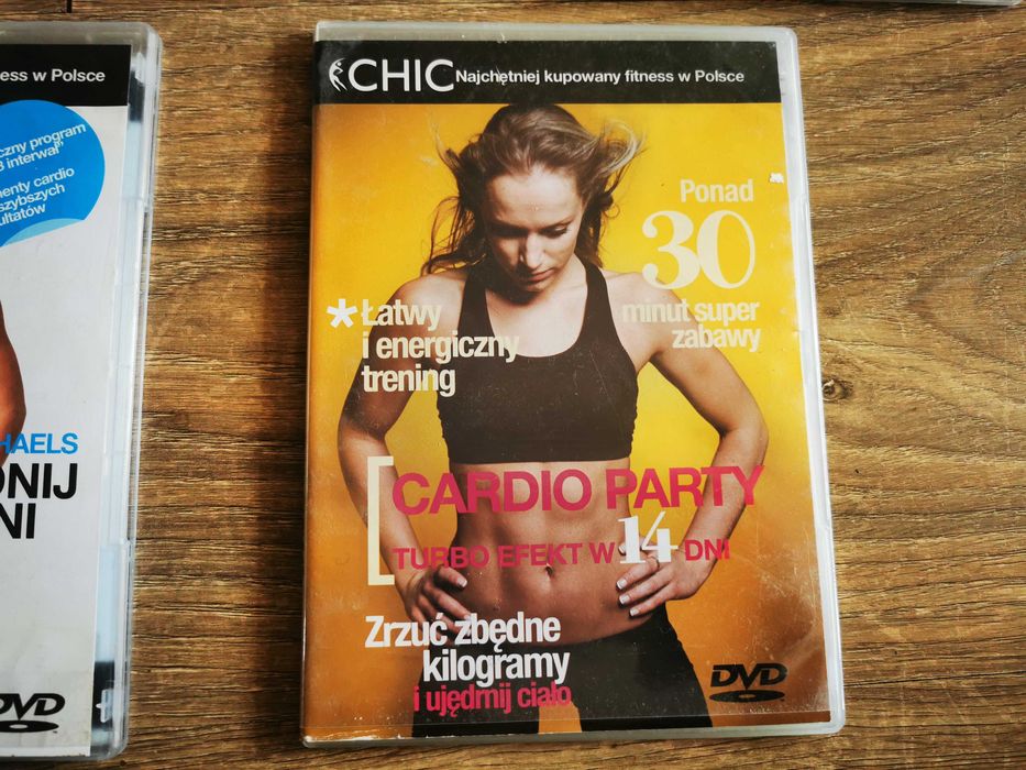 Zestaw DVD Fitness – Cardio, brzuch, stretching, odchudzanie!
