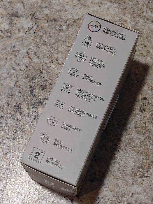 Mysz gamingowa Endorfy Lix NOWA (RGB, Pixart PWM-3325)