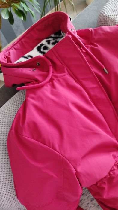 Ciepła kurtka parka płaszczyk duża