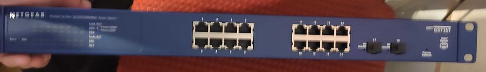 Switch Netgear GS716T v3 16 Portów Gigabit 2 porty SFP