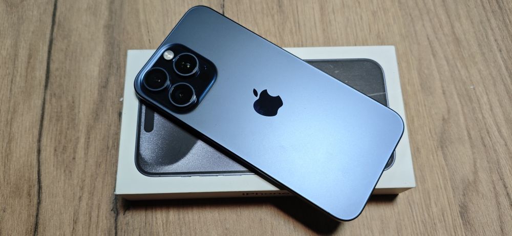 iPhone 15 Pro Max 512GB Blue Titanium (Neverlock) — ІДЕАЛЬНИЙ СТАН