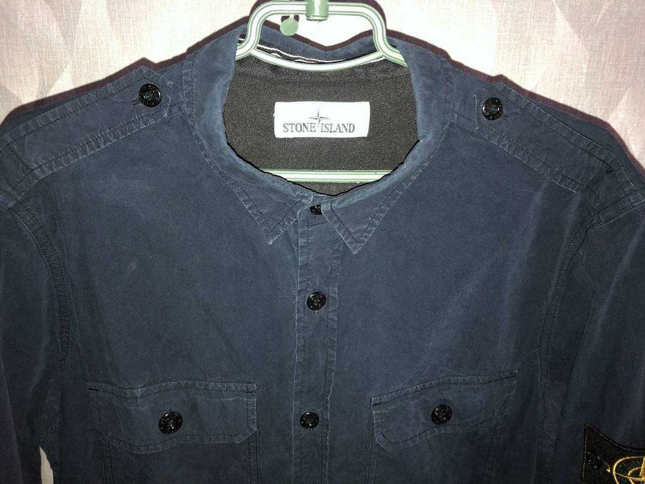 Сорочка рубашка Stone Island с патчем