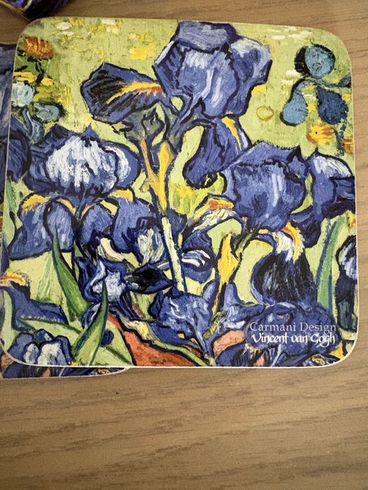 Kubki z podkładkami Carmani Van Gogh w sercu