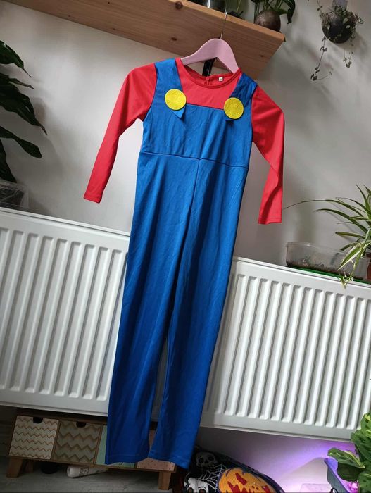 Strój karnawałowy, przebranie halloween, kostium super Mario 130
