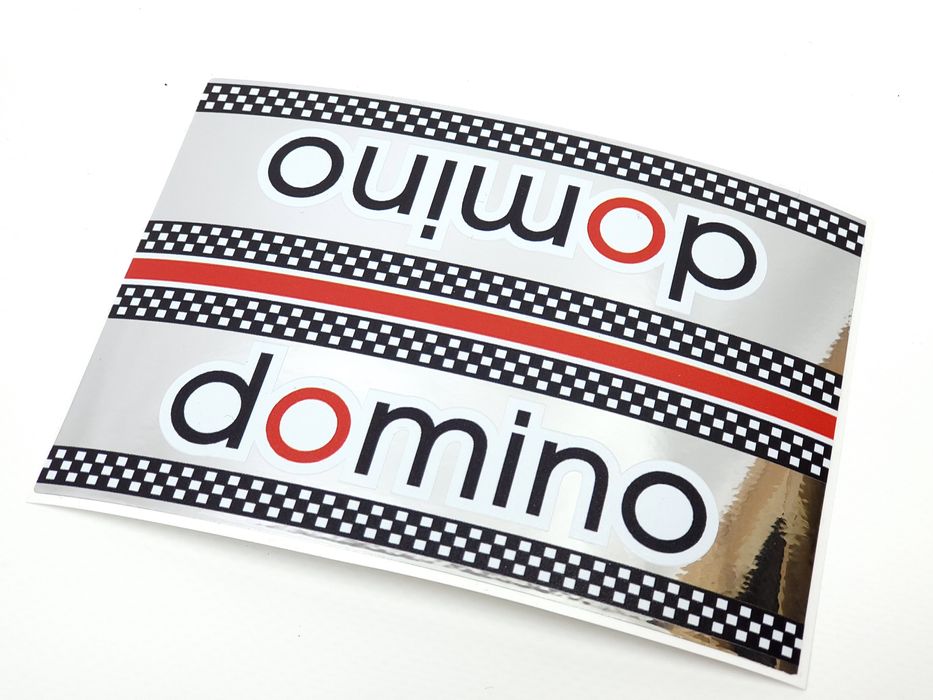 NOWA Naklejka Romet FSM Domino na ramę emblemat napis logo PRL